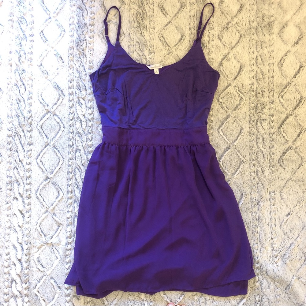 Purple Flowy Dress